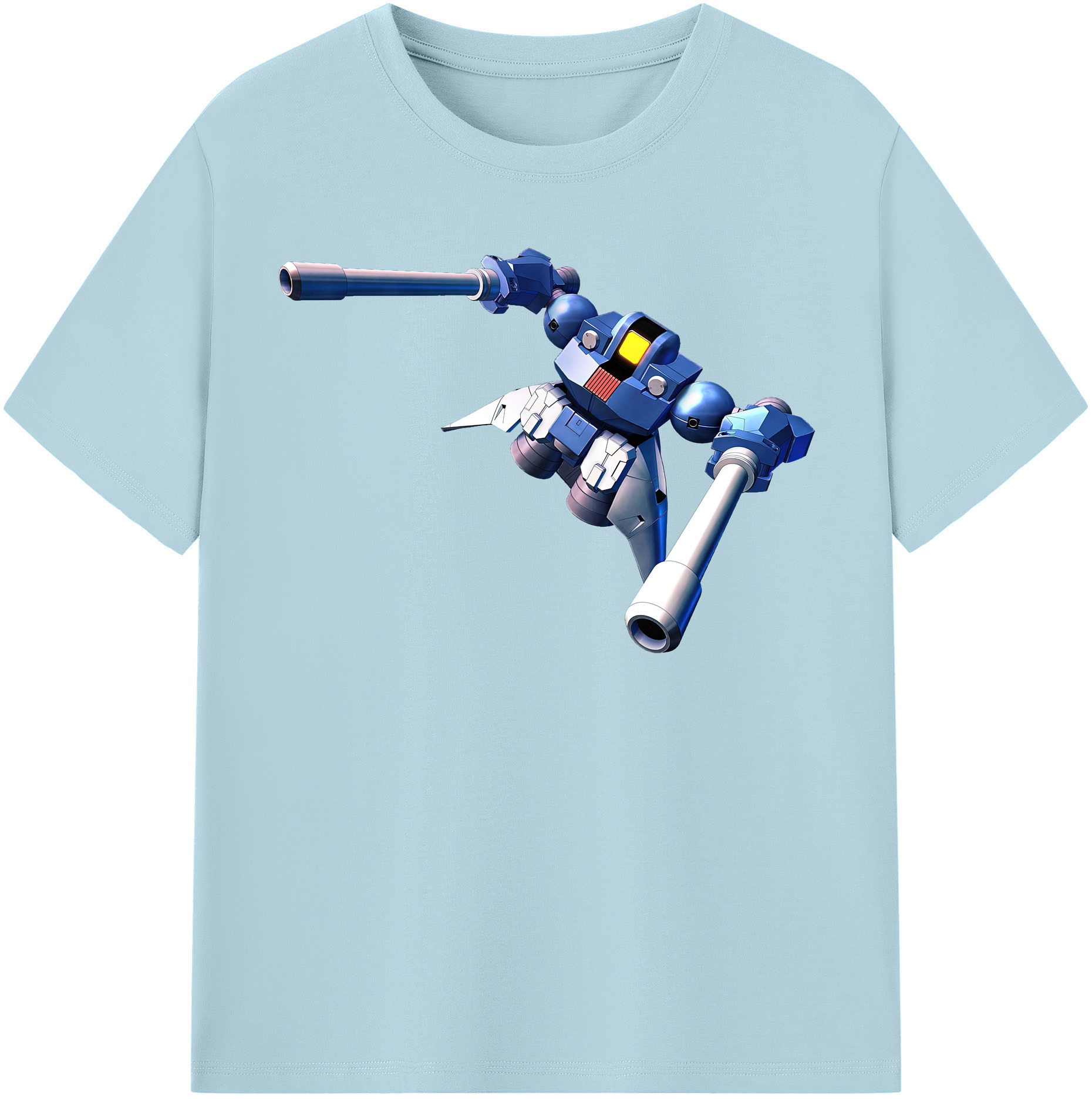 （画像用） 機動戦士ガンダム Mobile Suit Gundam 綿100％半袖Tシャツ（フロントプリント）